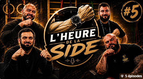 Visuel du podcast L'Heure de la Side, podcast du bras de fer fran&ccedil;ais
